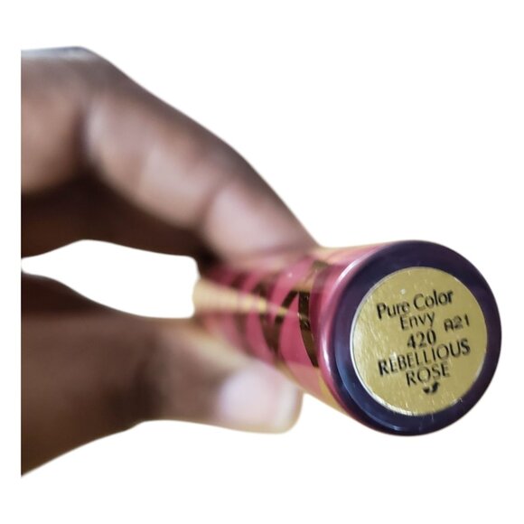 Estee Lauder Pure Color Envy Sculpting Lipstick  #420 Rebellious Rose - Picture 2 of 3